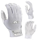 Miken Pro Series Slowpitch Batting Gloves - White – Primary View | Smash It Sports