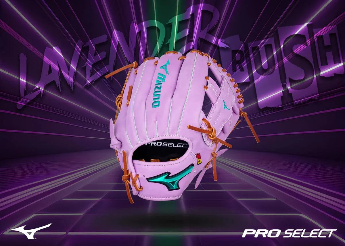 Mizuno Limited Edition Pro Select Lavender Rush 11.75" Baseball Fielding Glove - GPS-50D – Product View | Smash It Sports | l