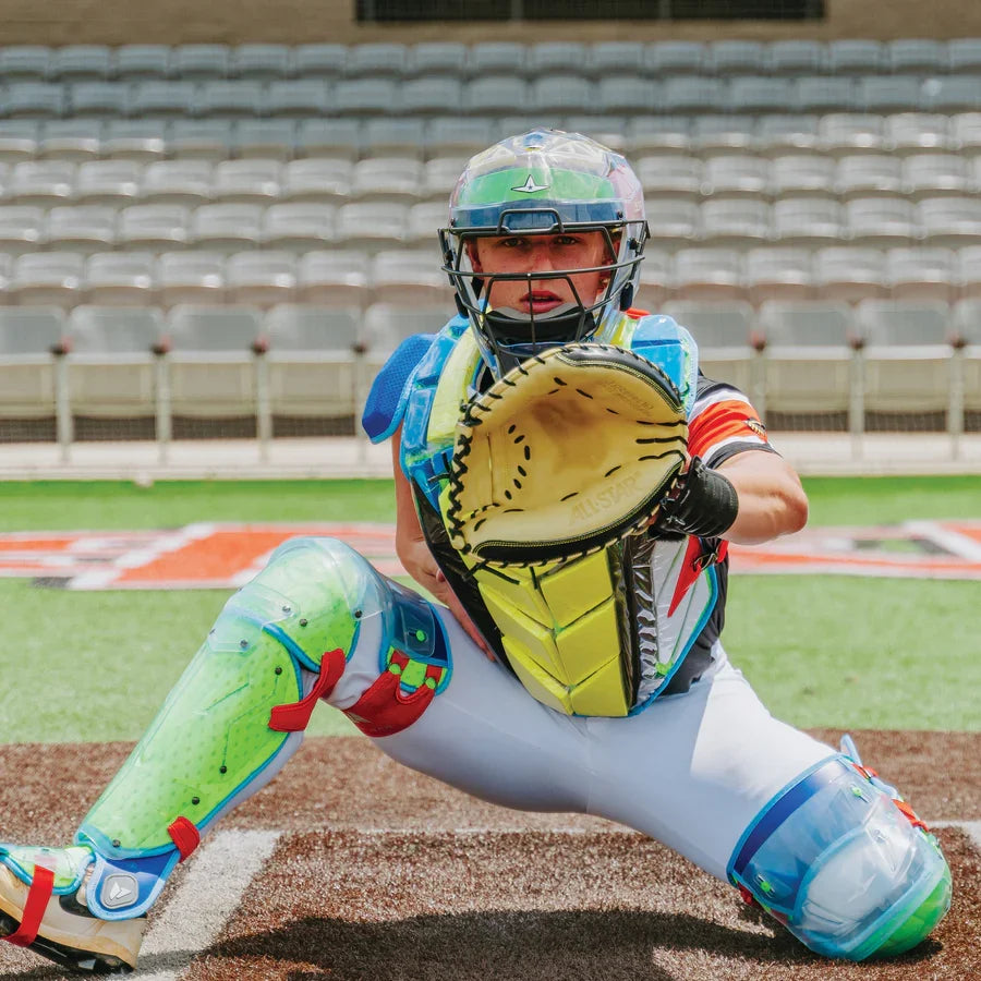 All-Star MVP-PRO Series Youth Catchers Set - Solid Colors – Product View | Smash It Sports | cage, padding, matte