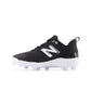 New Balance Men's Fresh Foam 3000 V6 Molded Baseball Cleats - Black with White - PL3000K6 – Second View | Smash It Sports