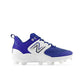 New Balance Men's Fresh Foam 3000 V6 Molded Baseball Cleats - Royal Blue with White - PL3000B6 - Smash It Sports