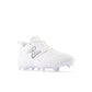 New Balance Men's Fresh Foam 3000 V6 Molded Baseball Cleats - White - PL3000W6 – Third View | Smash It Sports