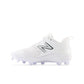 New Balance Men's Fresh Foam 3000 V6 Molded Baseball Cleats - White - PL3000W6 – Second View | Smash It Sports