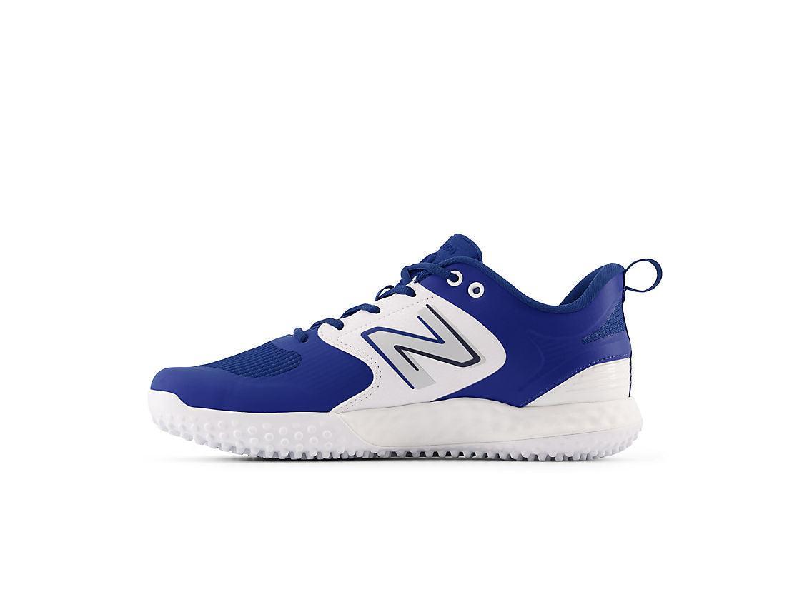New Balance Men's Fresh Foam 3000 V6 Turf Baseball Shoes - Royal Blue with White - T3000TB6 – Second View | Smash It Sports