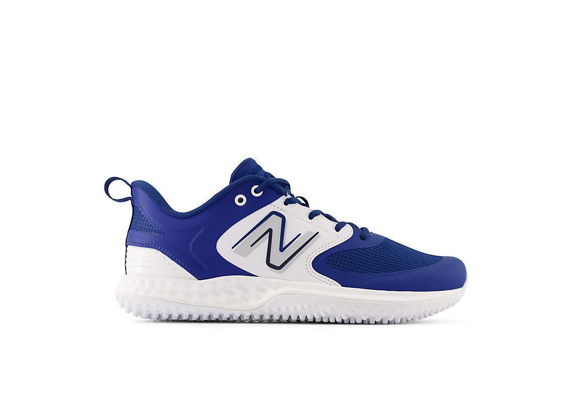 New Balance Men's Fresh Foam 3000 V6 Turf Baseball Shoes - Royal Blue with White - T3000TB6 – Primary View | Smash It Sports