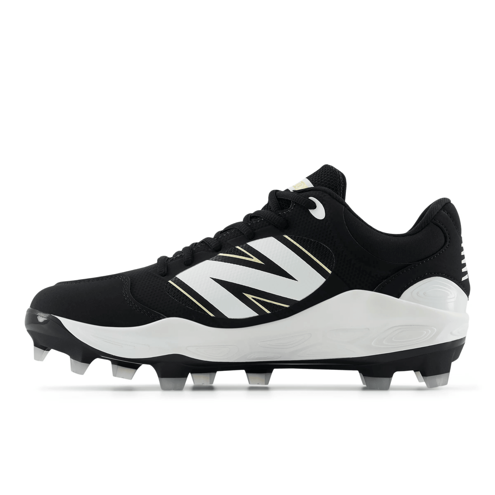 New Balance Men's Fresh Foam 3000 v7 Molded Baseball Cleats - Black - PL3000K7 - Smash It Sports