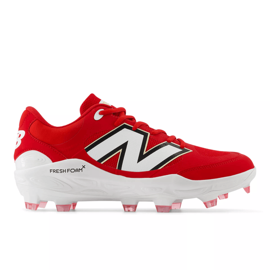 New Balance Men's Fresh Foam 3000 v7 Molded Baseball Cleats - Red - PL3000R7 - Smash It Sports