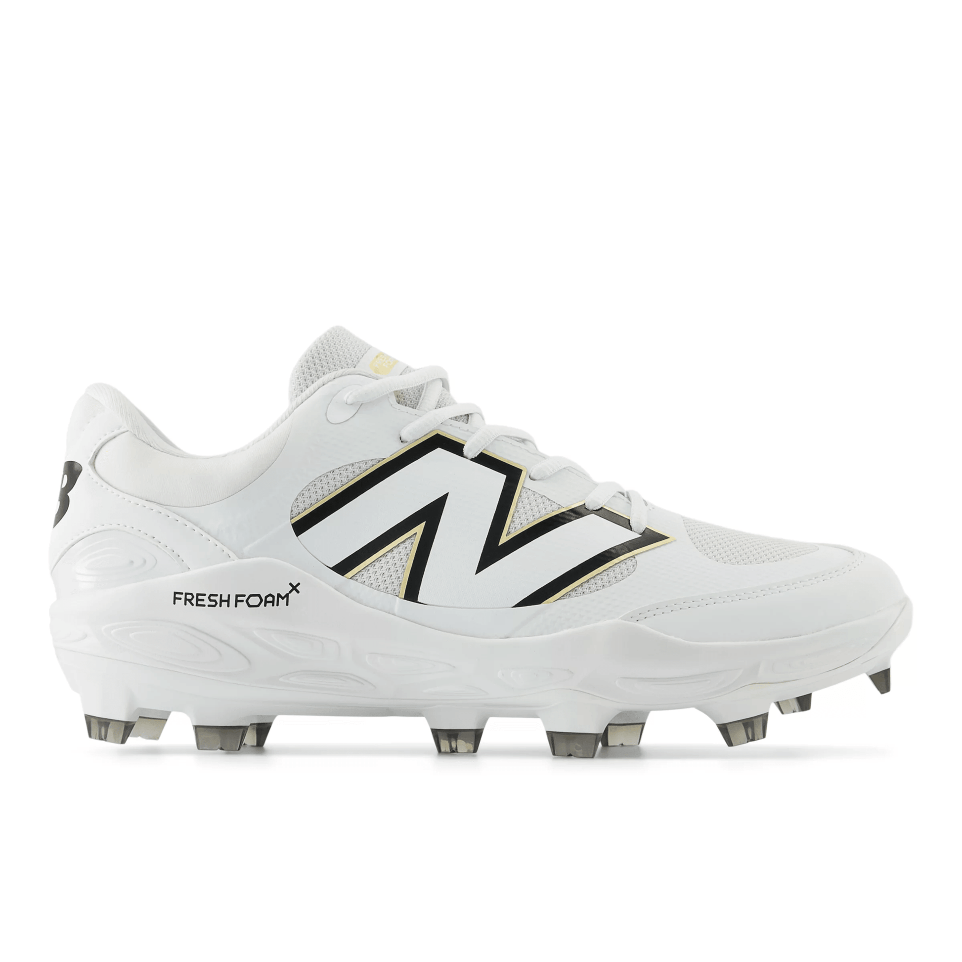 New Balance Men's Fresh Foam 3000 v7 Molded Baseball Cleats - White - PL3000W7 - Smash It Sports