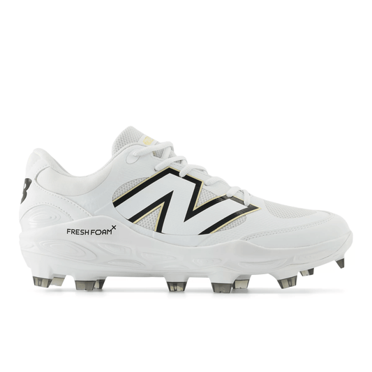 New Balance Men's Fresh Foam 3000 v7 Molded Baseball Cleats - White - PL3000W7 - Smash It Sports