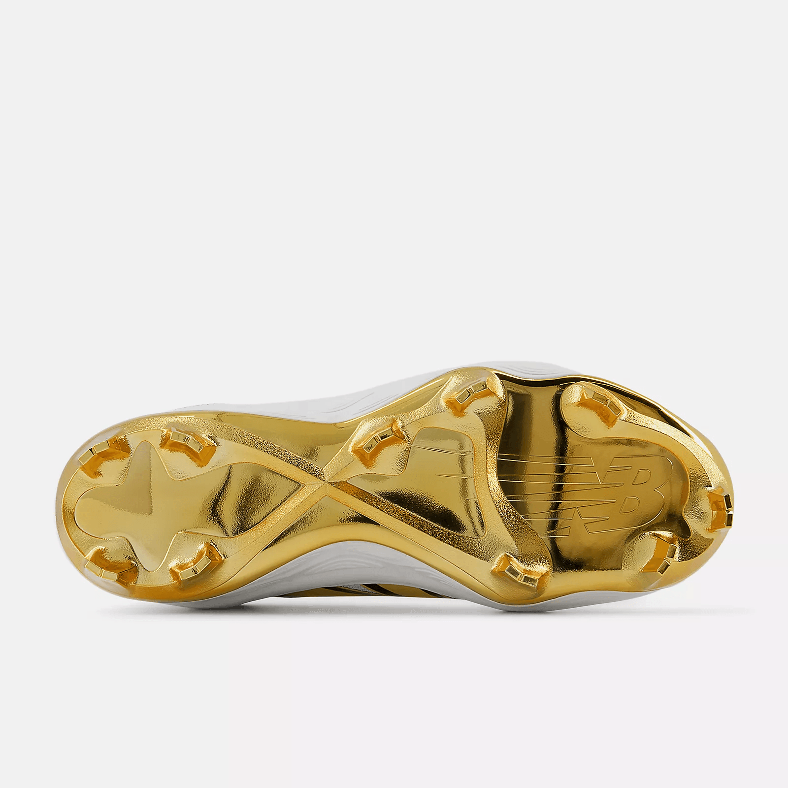 New Balance Men's Fresh Foam 3000 v7 Molded Baseball Cleats - White/Gold - PL3000L7 - Smash It Sports