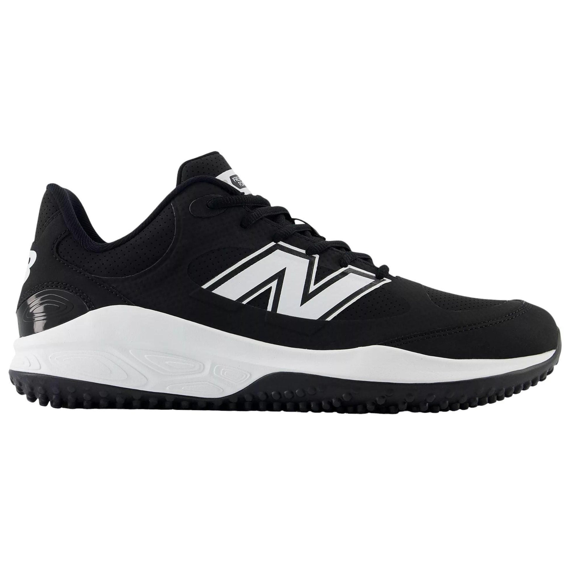 New Balance Men's Fresh Foam 3000 v7 Synthetic Turf Baseball Shoes - Black - T3000SK7 - Smash It Sports