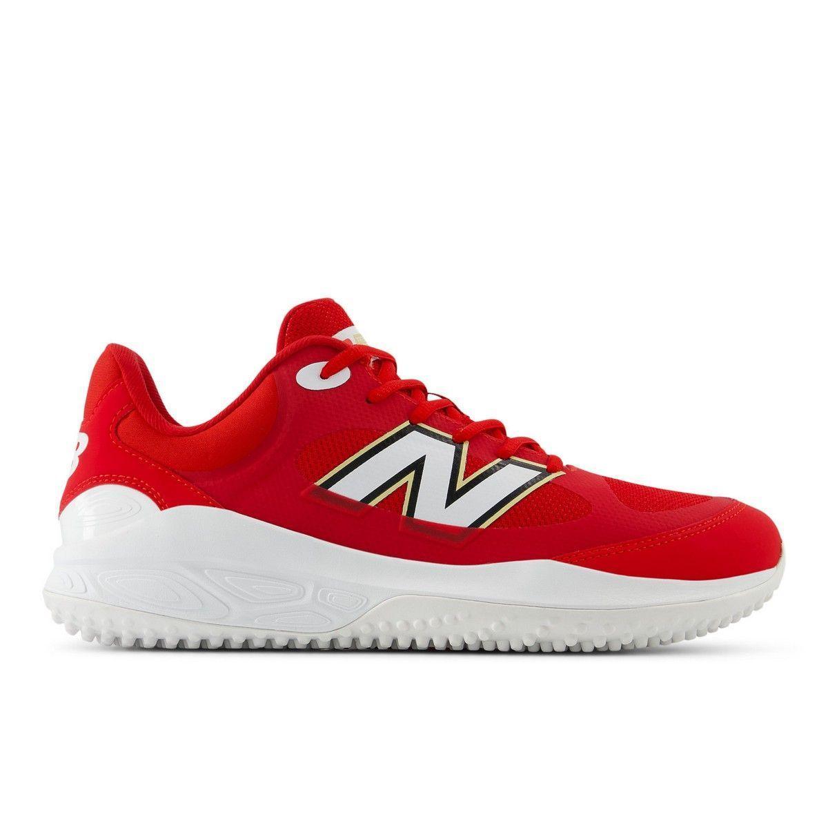 New Balance Men's Fresh Foam 3000 v7 Turf Baseball Shoes - Red - T3000TR7 - Smash It Sports