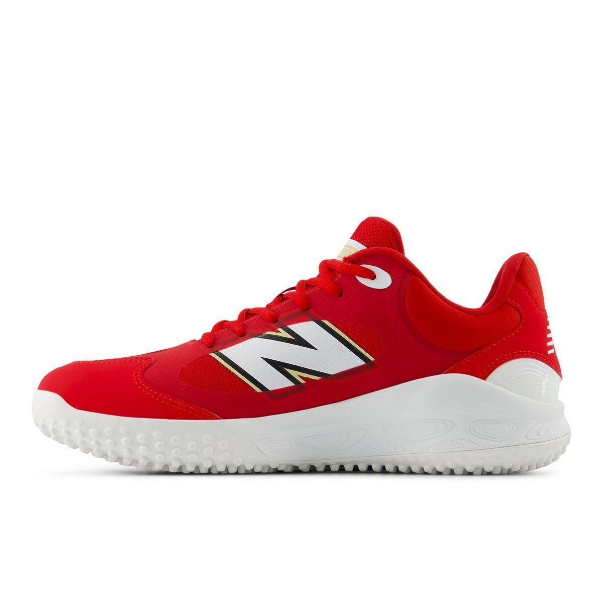 New Balance Men's Fresh Foam 3000 v7 Turf Baseball Shoes - Red - T3000TR7 - Smash It Sports