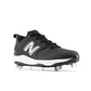 New Balance Men's Fresh Foam X 3000 V6 Metal Baseball Cleats - Black with White - L3000BK6 - Smash It Sports