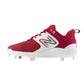 New Balance Men's Fresh Foam X 3000 V6 Metal Baseball Cleats - Cardinal with White - L3000BC6 - Smash It Sports