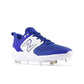 New Balance Men's Fresh Foam X 3000 V6 Metal Baseball Cleats - Royal Blue with White - L3000TB6 - Smash It Sports