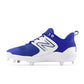 New Balance Men's Fresh Foam X 3000 V6 Metal Baseball Cleats - Royal Blue with White - L3000TB6 - Smash It Sports