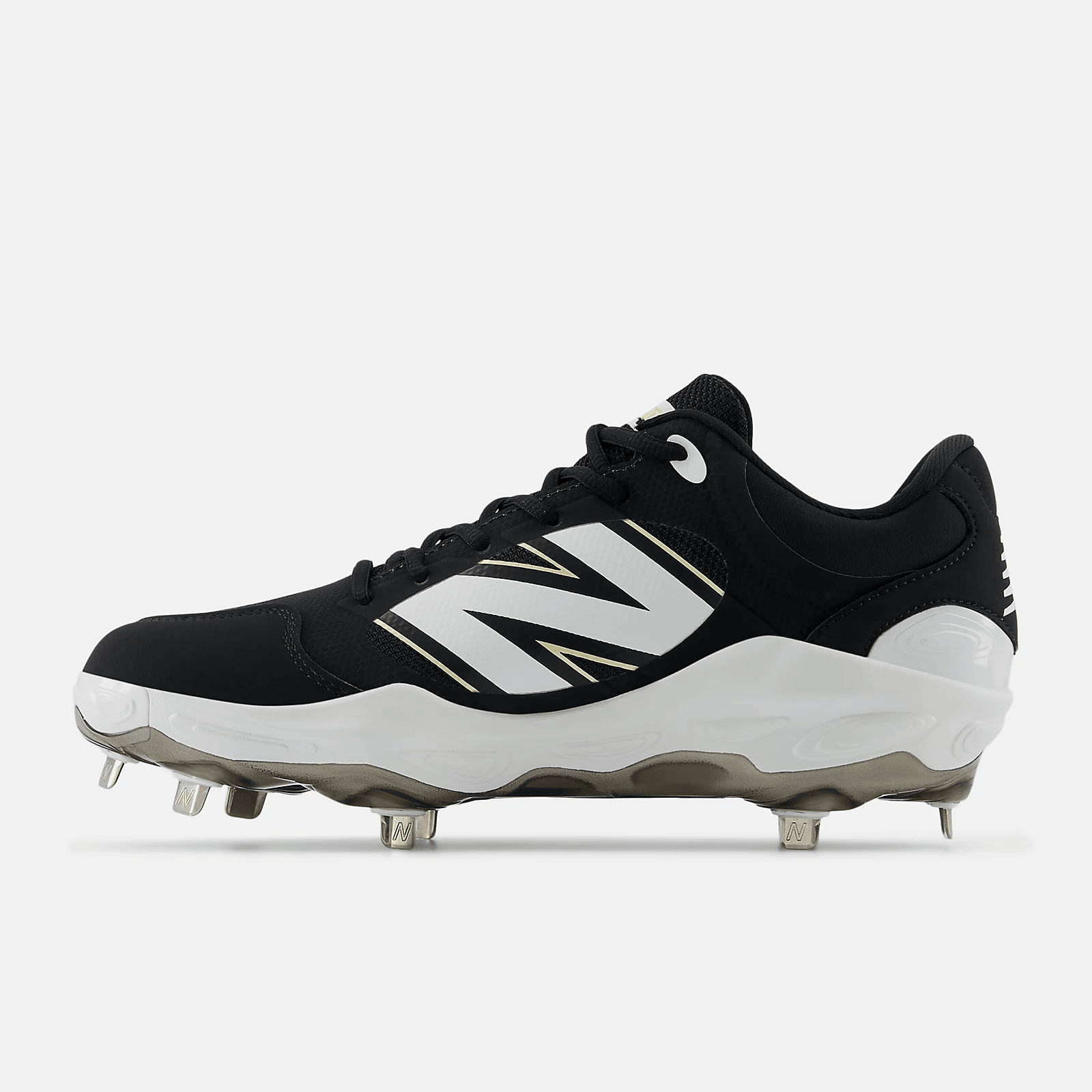 New Balance Men's Fresh Foam X 3000 v7 Metal Baseball Cleats - Black - L3000BK7 - Smash It Sports