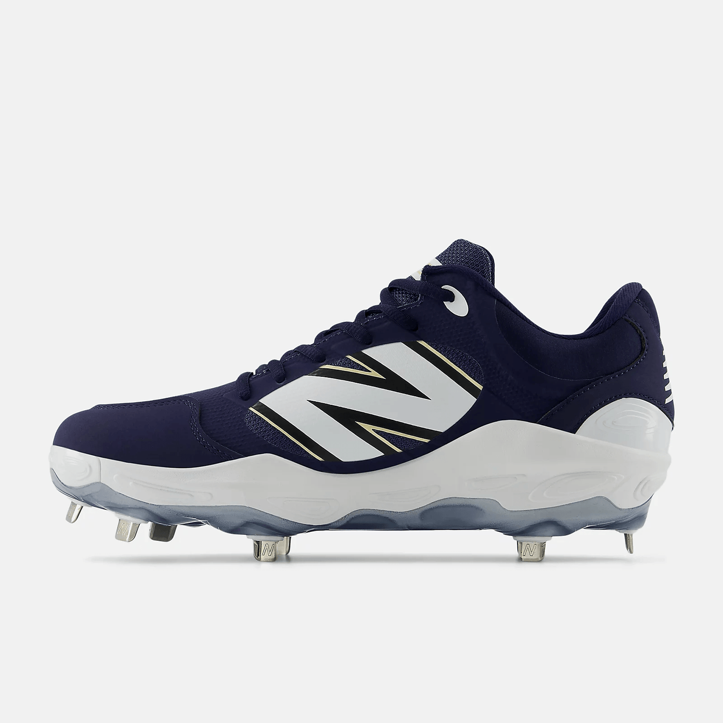 New Balance Men's Fresh Foam X 3000 v7 Metal Baseball Cleats - Navy - L3000TN7 - Smash It Sports