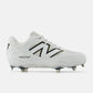 New Balance Men's Fresh Foam X 3000 v7 Metal Baseball Cleats - White - L3000TW7 - Smash It Sports