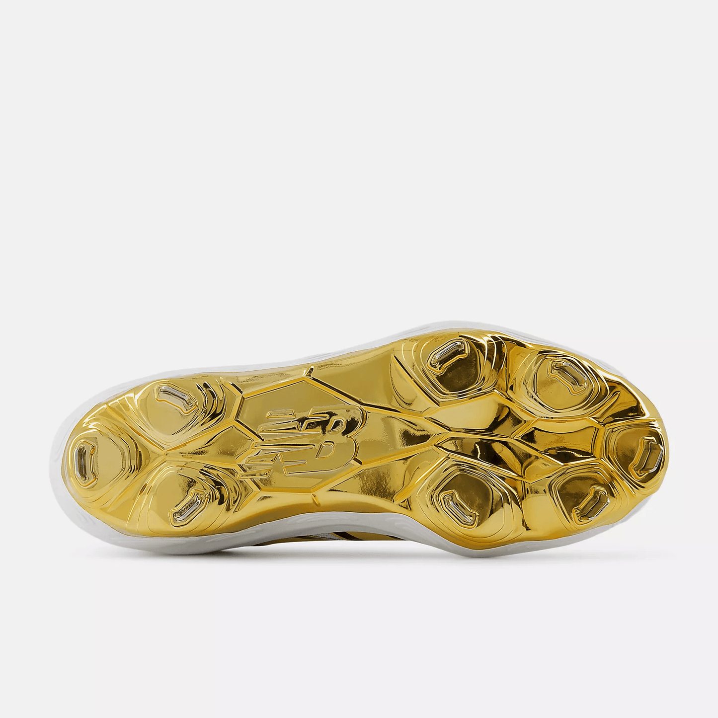 New Balance Men's Fresh Foam X 3000 v7 Metal Baseball Cleats - White/Gold - L3000GS7 - Smash It Sports