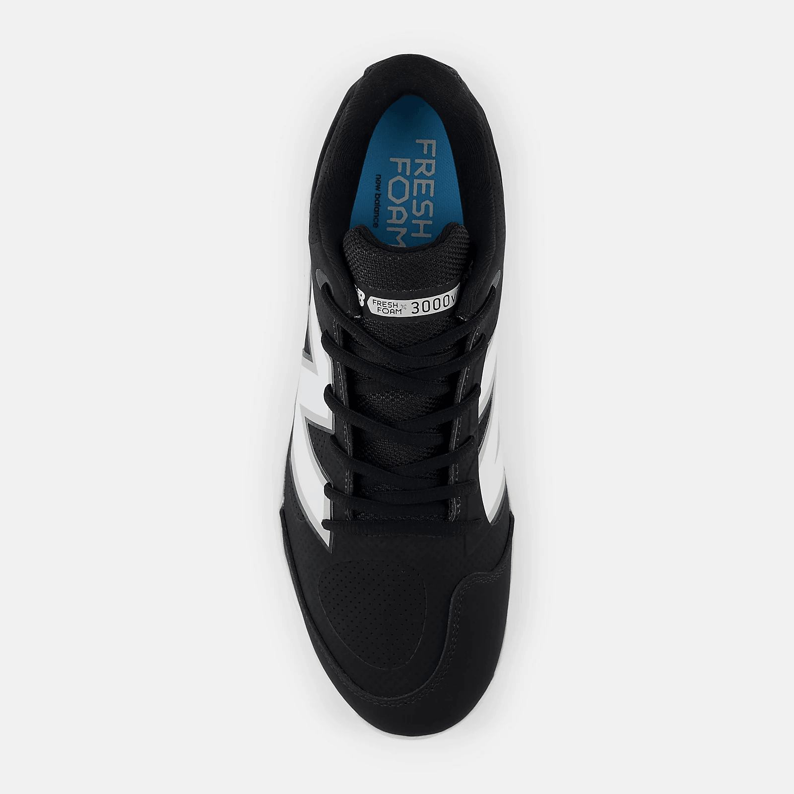 New Balance Men's Fresh Foam X 3000 v7 Synthetic Metal Baseball Cleats - Black - L3000SK7 - Smash It Sports