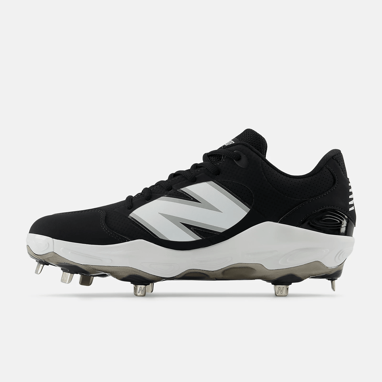 New Balance Men's Fresh Foam X 3000 v7 Synthetic Metal Baseball Cleats - Black - L3000SK7 - Smash It Sports