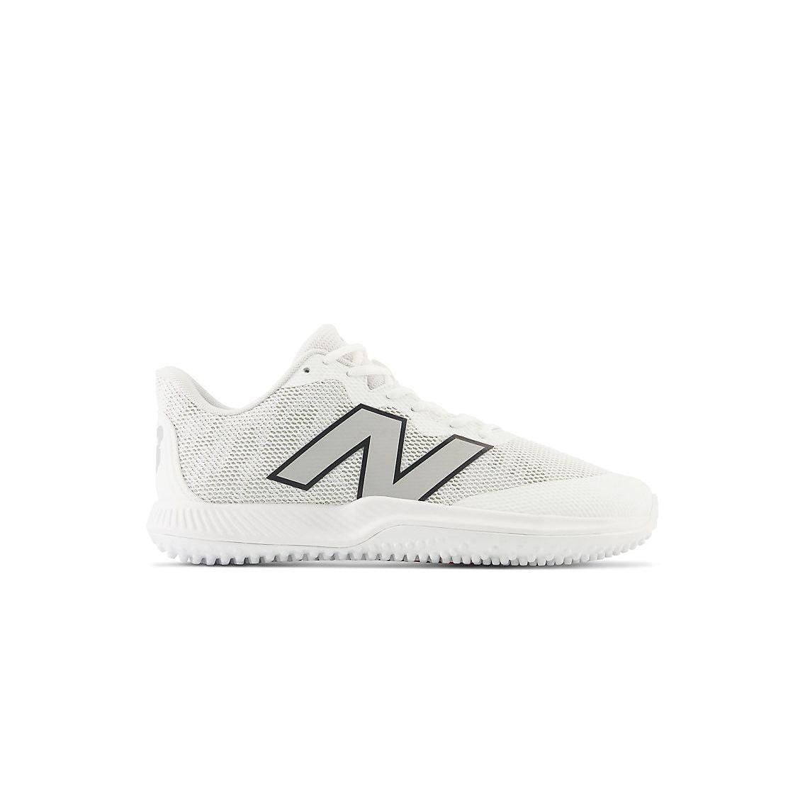 New Balance Men's FuelCell 4040 V7 Turf Baseball Shoes - Optic White / Rain Cloud - T4040W7 - Smash It Sports