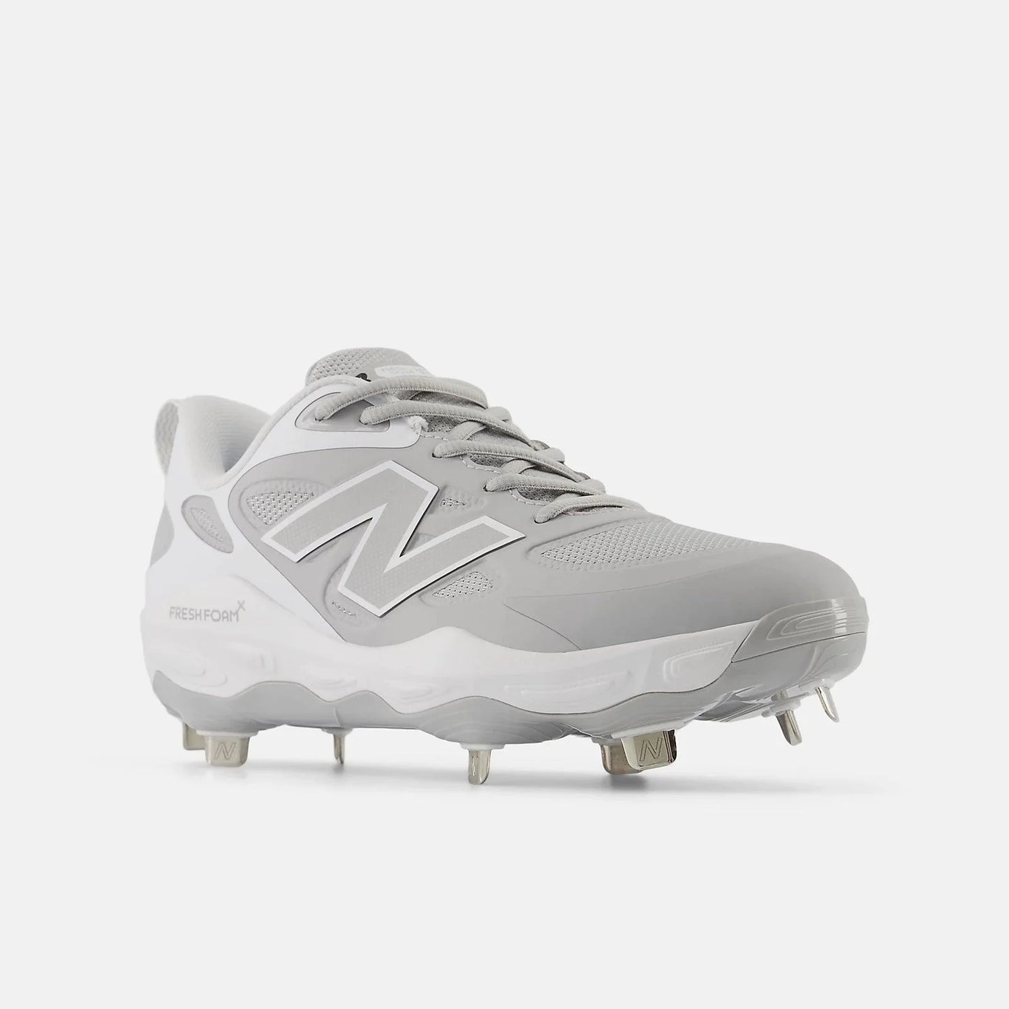New Balance Women's Fresh Foam X Velo v4 Metal Fastpitch Softball Cleats - Grey SMVELOG4 – Product View | Smash It Sports