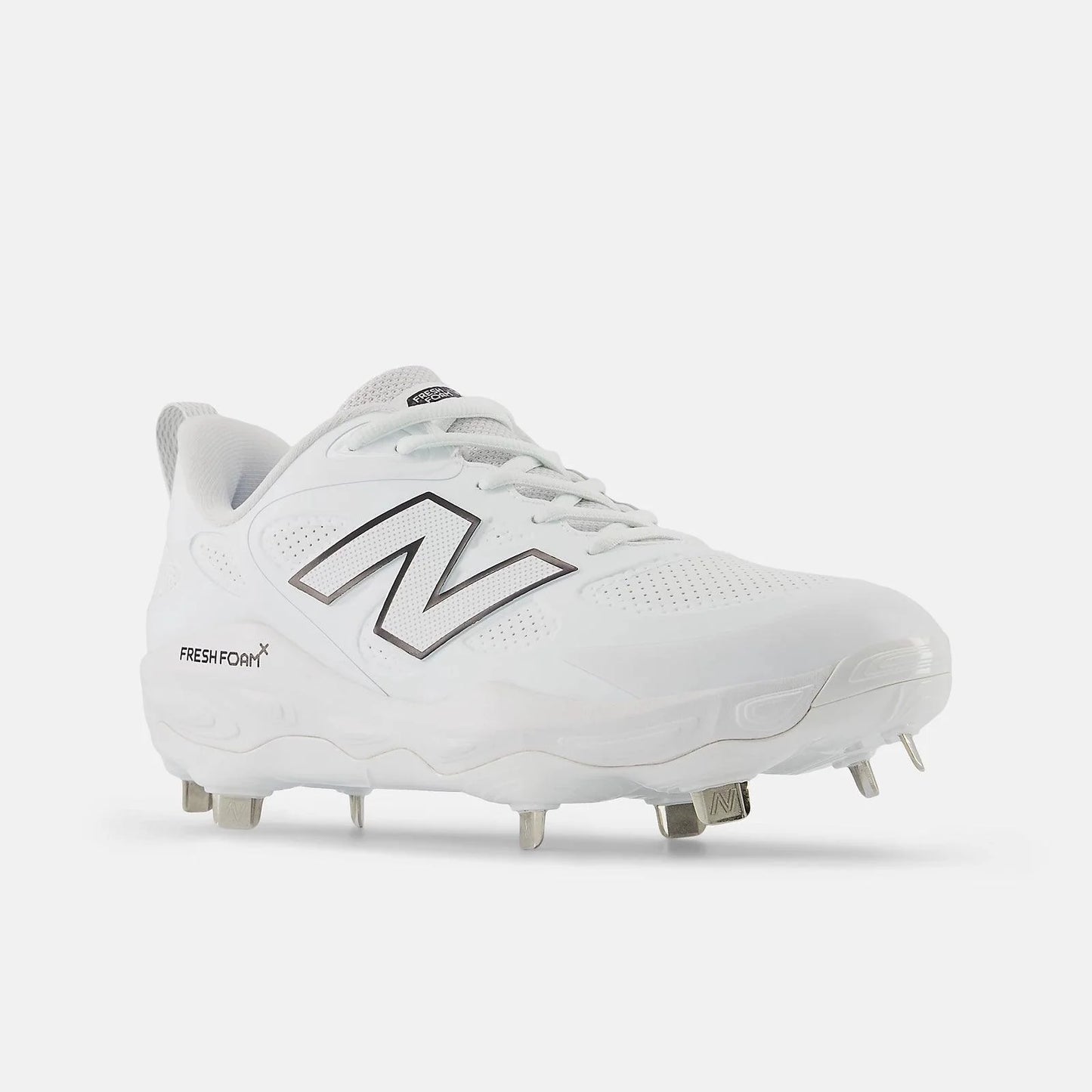 New Balance Women's Fresh Foam X Velo v4 Metal Fastpitch Softball Cleats - Synthetic White SMVELOS4 - Smash It Sports