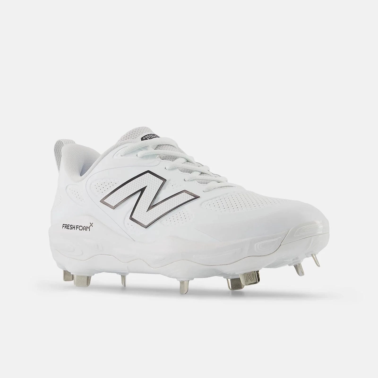 New Balance Women's Fresh Foam X Velo v4 Metal Fastpitch Softball Cleats - Synthetic White SMVELOS4 - Smash It Sports