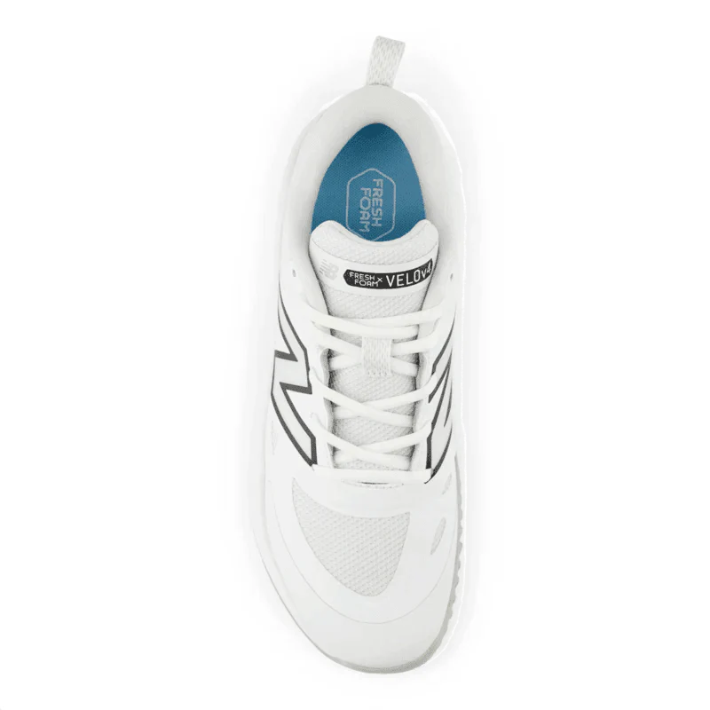 New Balance Women's Fresh Foam x Velo v4 Turf-Trainer Softball Shoes - White STVELOW4 - Smash It Sports