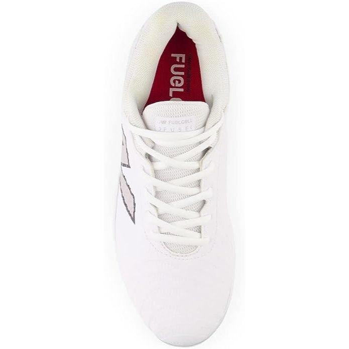 New Balance Women's FuelCell FUSE v4 Metal Fastpitch Softball Cleats - Optic White / Raincloud - SMFUSEW4 - Smash It Sports