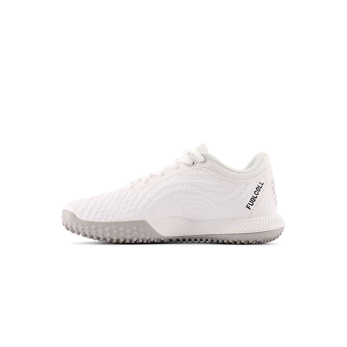New Balance Women's FuelCell FUSE v4 Turf Trainer Softball Shoes - Optic White/Raincloud - STFUSEW4 – Product View | Smash It