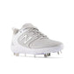 New Balance Women's VELO v3 Metal Fastpitch Softball Cleats - Grey with White - SMVELOG3 - Smash It Sports