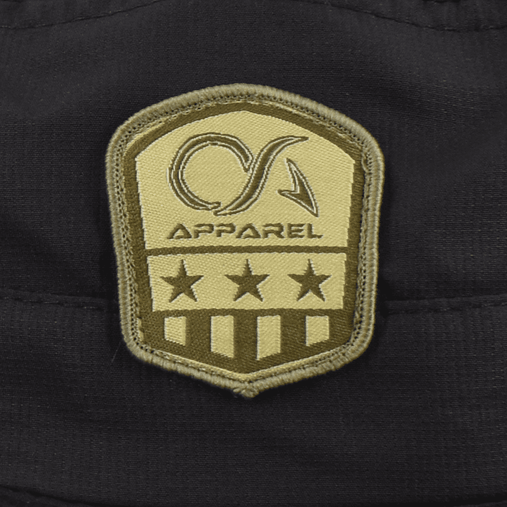 OA Apparel Bucket Hat Black with Army Patch