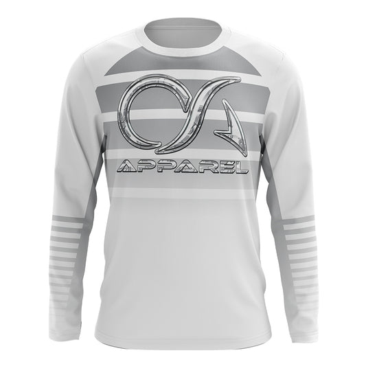 Overcome Average Long Sleeve Shirt White Out