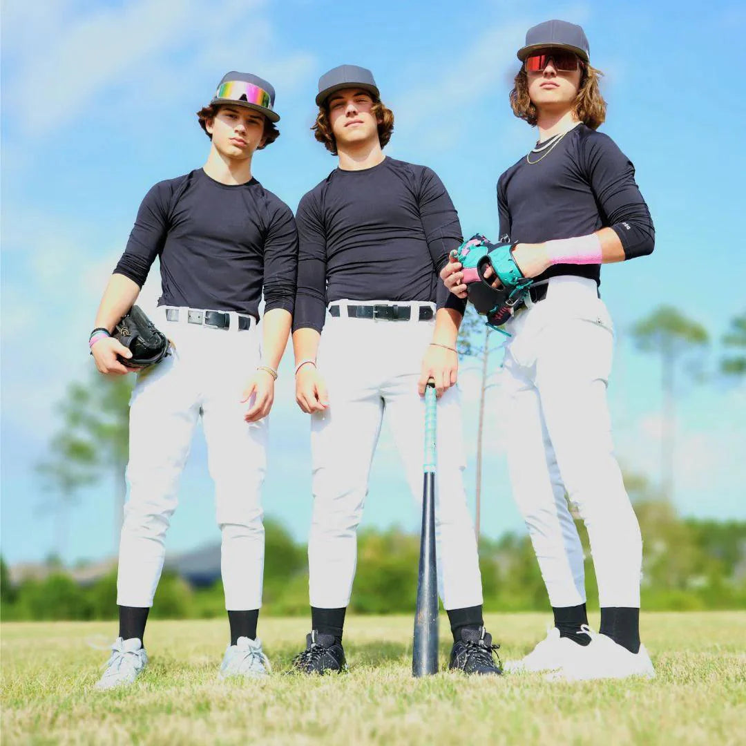 Original Dirty Mids - The Essentials Baseball Pants (White) - Smash It Sports