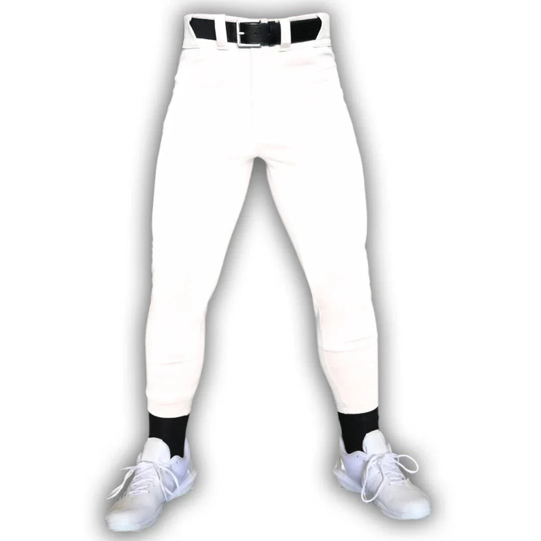 Original Dirty Mids - The Essentials Baseball Pants (White) - Smash It Sports