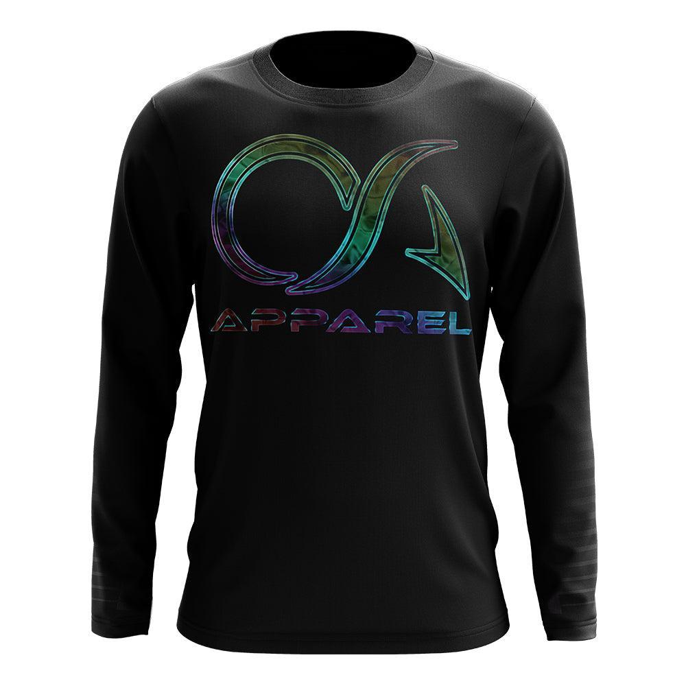 Overcome Average Long Sleeve Shirt (Holographic) – Primary View | Smash It Sports