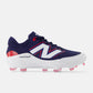 New Balance Men's Fresh Foam 3000 v7 Molded Baseball Cleats - Navy/White/Red - PL3000H7