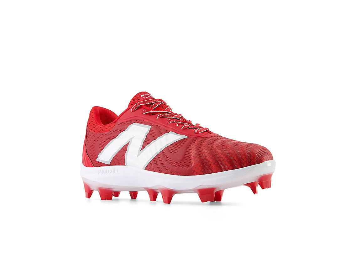 New Balance Men's FuelCell 4040 V7 Molded Baseball Cleats - Team Red / White - PL4040R7 - Smash It Sports