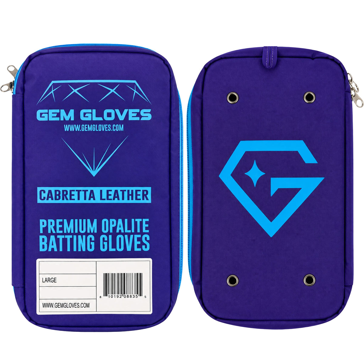 Gem Glove Opalite Batting Glove - White Vice