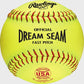 Rawlings 12" ASA/USA Dream Seam Synthetic Fastpitch Softballs C12RYSA - Smash It Sports
