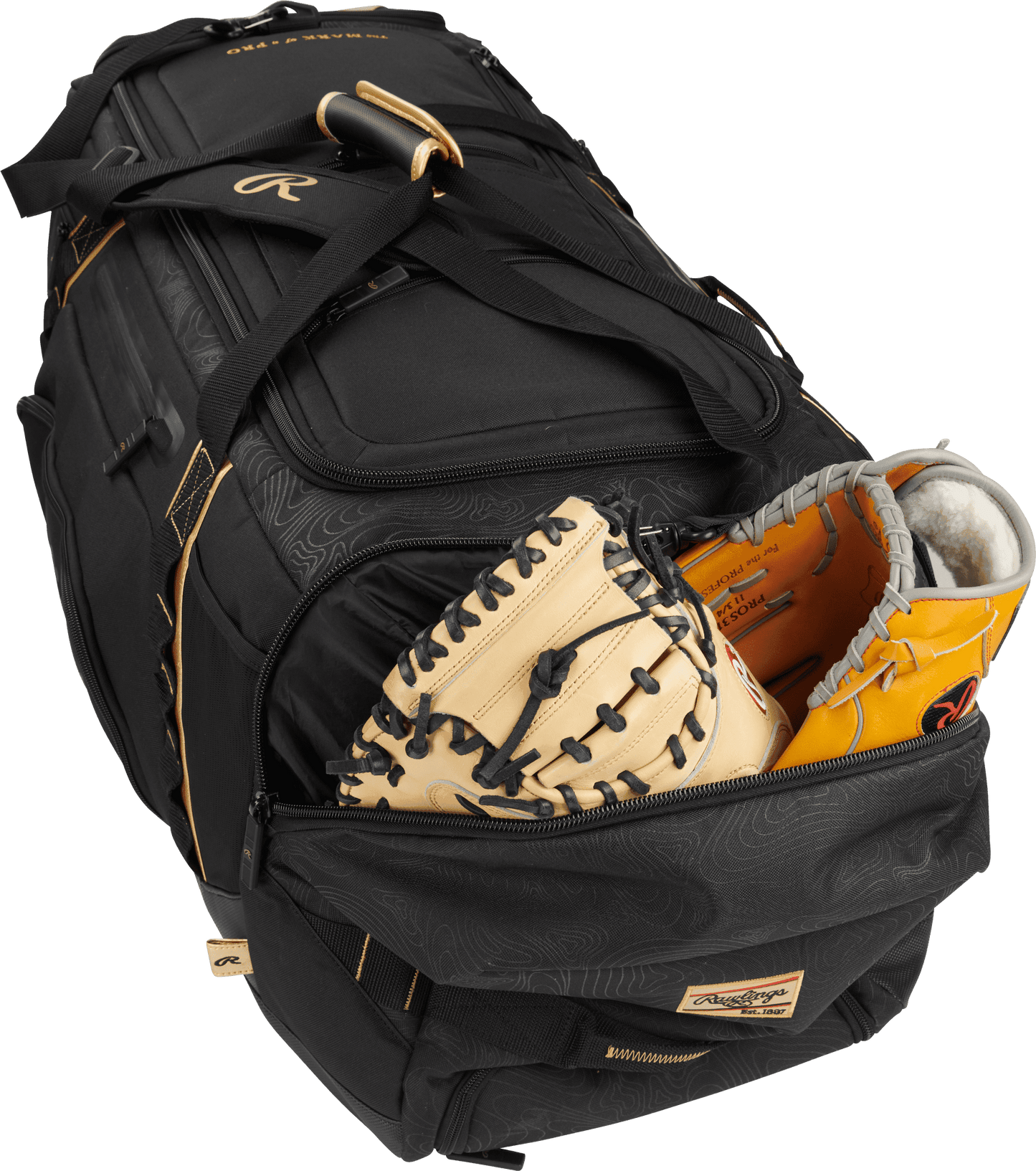 Rawlings Gold Collection XL Duffel Bag – Specs Overview | Smash It Sports | pro, pocket