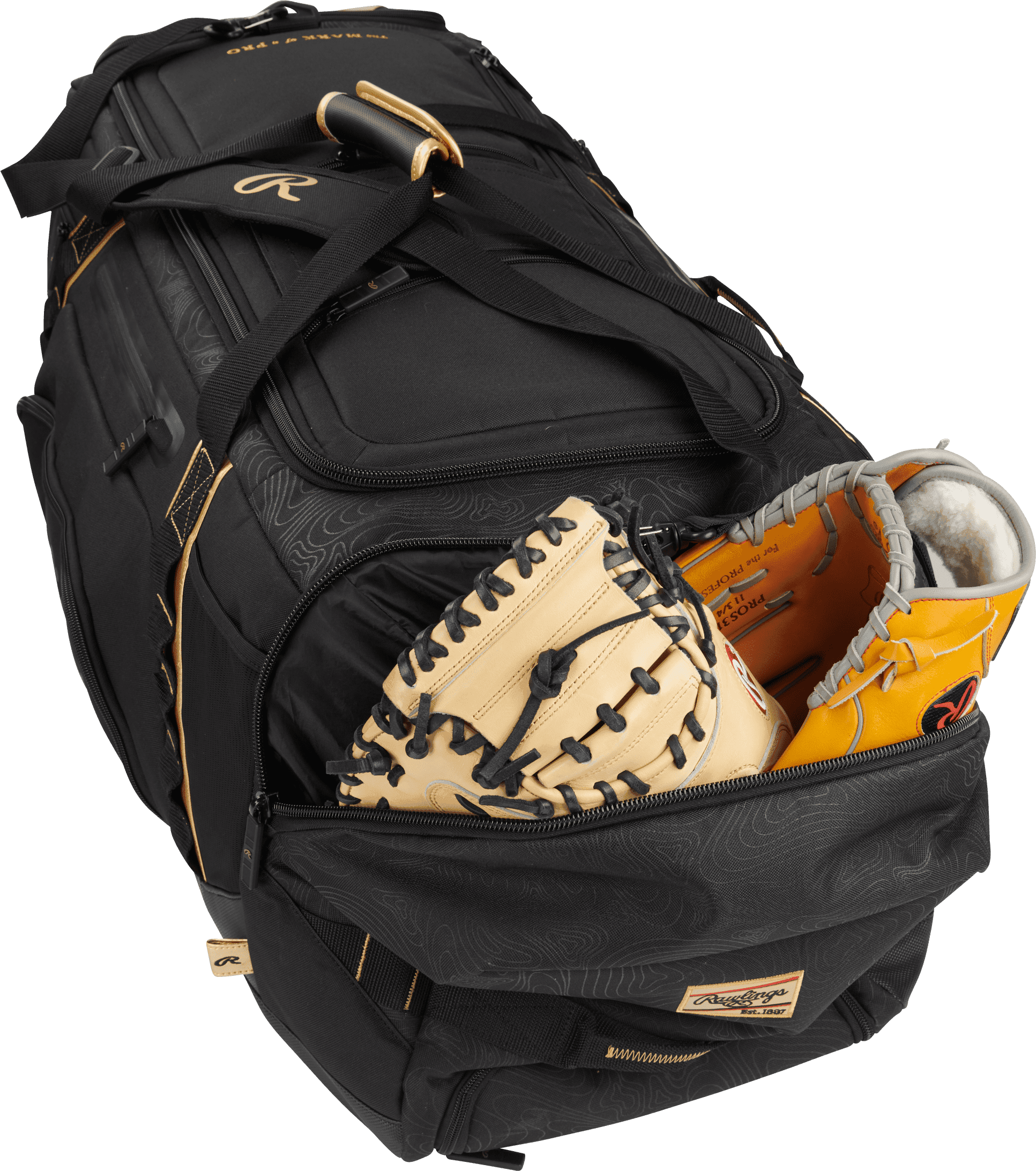 Rawlings Gold Collection XL Duffel Bag – Specs Overview | Smash It Sports | pro, pocket