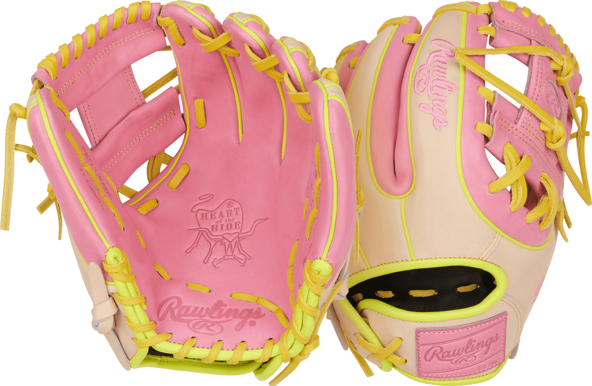 Rawlings Heart of the Hide Color Sync 11.25" Baseball Fielding Glove - PROR312U-2P - Smash It Sports