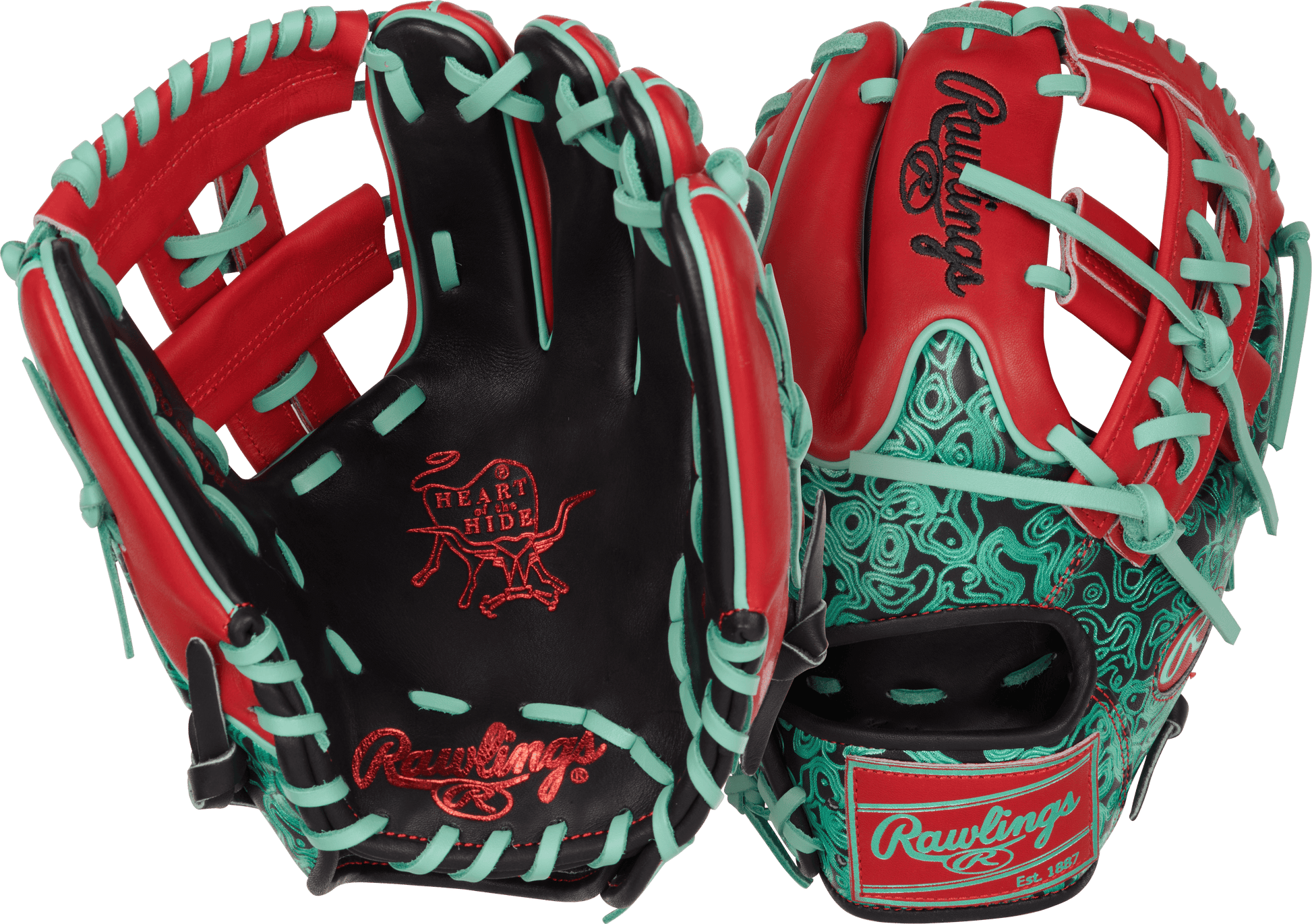 Rawlings Heart of the Hide Color Sync 11.5" Baseball Fielding Glove - PROR204W-32BS – Specs Overview | Smash It Sports | leat