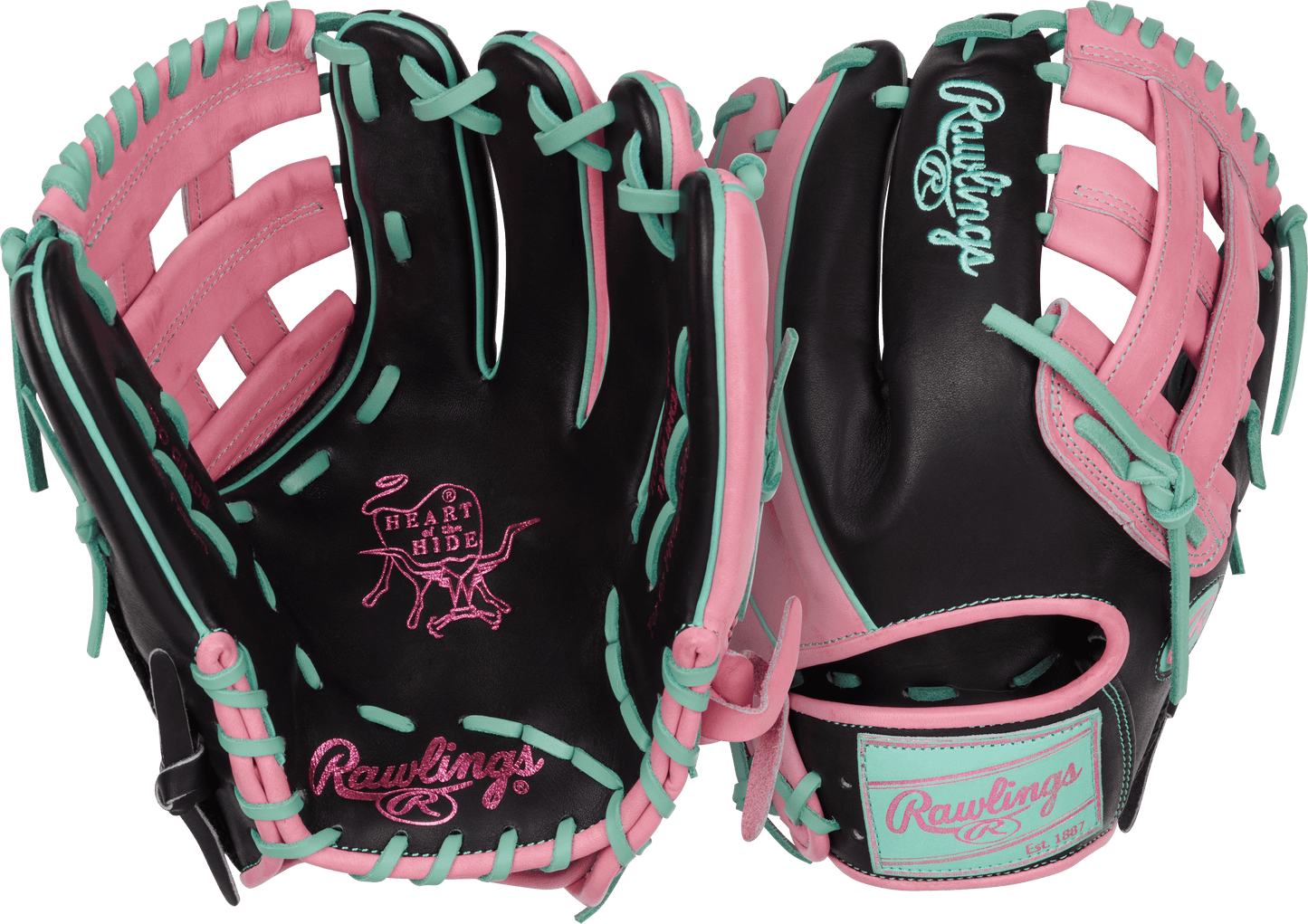 Rawlings Heart of the Hide Color Sync 12.25" Baseball Fielding Glove - PROR207-6BP – Specs Overview | Smash It Sports | leath