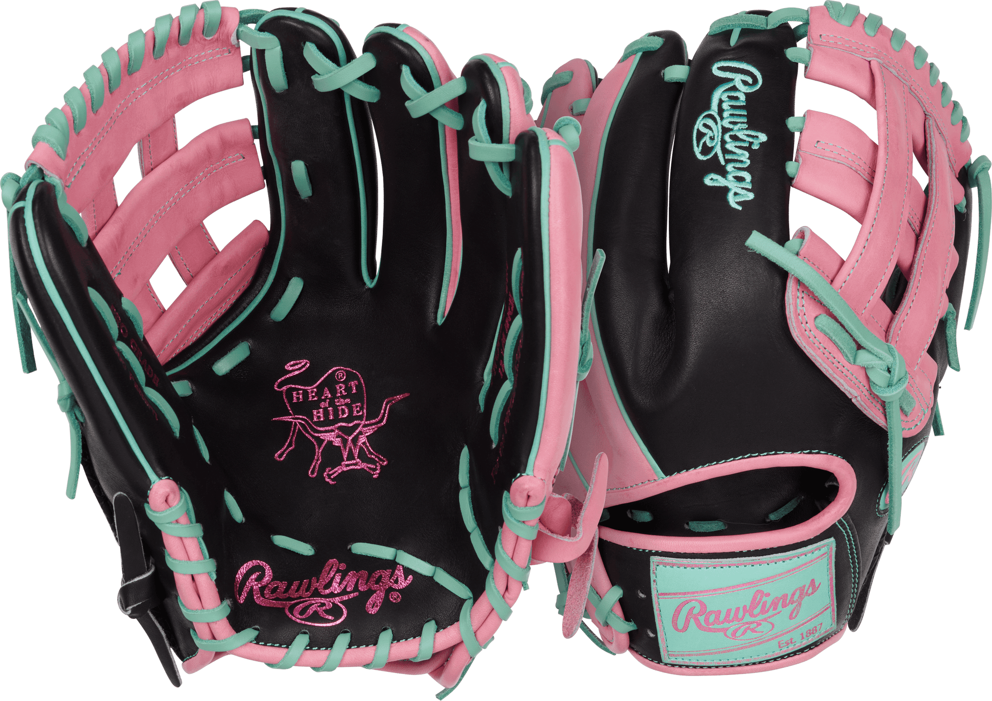 Rawlings Heart of the Hide Color Sync 12.25" Baseball Fielding Glove - PROR207-6BP – Specs Overview | Smash It Sports | leath